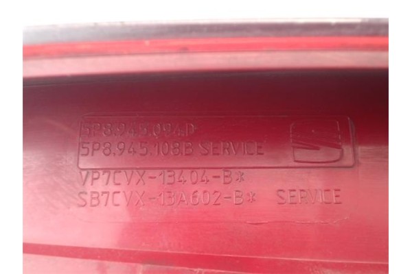 Recambio de piloto porton trasero derecho para seat altea xl (5p5) 1.9 family referencia OEM IAM 5P8945094D  