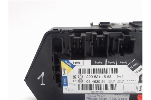 Recambio de centralita para mercedes-benz clase s (bm 220) berlina referencia OEM IAM 2208211558  