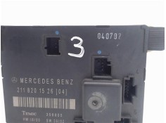 Recambio de centralita para mercedes-benz clase e (bm 211) berlina referencia OEM IAM 2118201526  