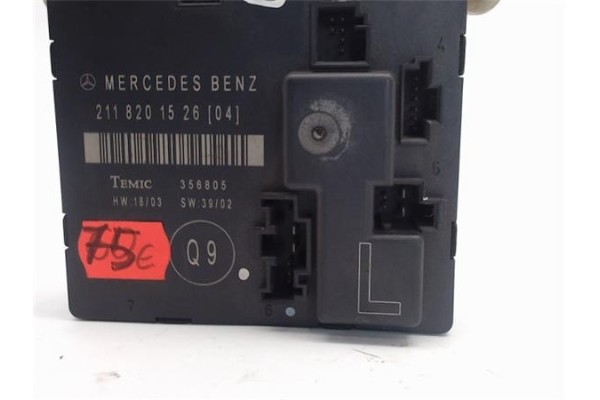 Recambio de centralita para mercedes-benz clase e (bm 211) berlina referencia OEM IAM 2118201526  