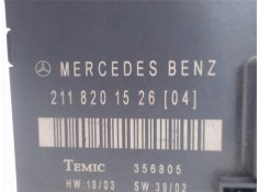 Recambio de centralita para mercedes-benz clase e (bm 211) berlina referencia OEM IAM 2118201526  
