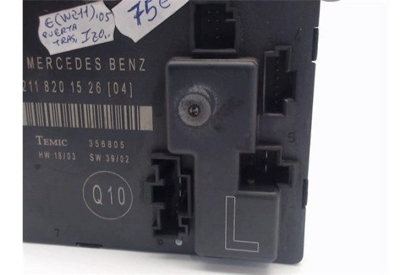 Recambio de centralita para mercedes-benz clase e (bm 211) berlina referencia OEM IAM 2118201526  