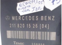 Recambio de centralita para mercedes-benz clase e (bm 211) berlina referencia OEM IAM 2118201526  