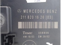 Recambio de centralita para mercedes-benz clase e (bm 211) familiar referencia OEM IAM 2118201626  