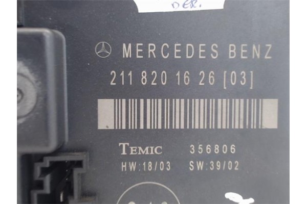 Recambio de centralita para mercedes-benz clase e (bm 211) familiar referencia OEM IAM 2118201626  