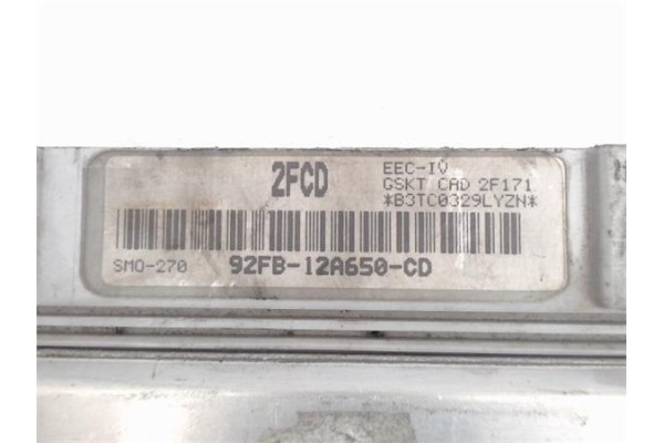 Recambio de centralita para ford escort berl./turnier 1.8 bravo lim. referencia OEM IAM (92FB12A650CD) (2FCD) (SMO270)(B3TC0329L