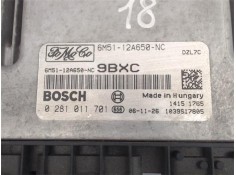 Recambio de centralita para ford focus berlina (cap) 1.6 ambiente (d) referencia OEM IAM (6M5112A650NC) (9BXC) (0281011701) 