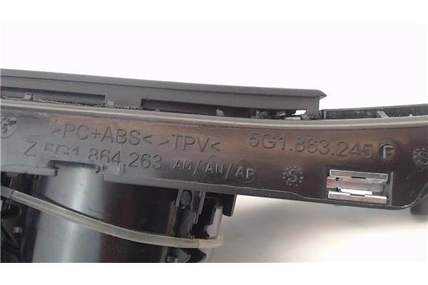 Recambio de embellecedor consola central para volkswagen golf vii (5g1/be1) híbrido gte referencia OEM IAM 5G1863245F 5G1864263 