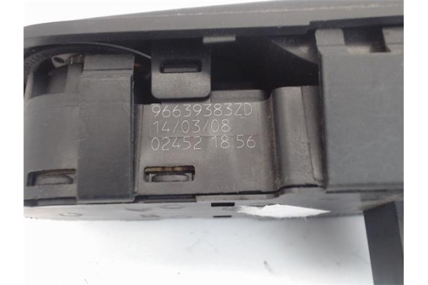 Recambio de mando elevalunas delantero izquierdo para citroen c4 grand picasso referencia OEM IAM 96639383ZD   Recambio de mando elevalunas delantero izquierdo para citroen c4 grand picasso referencia OEM IAM 96639383ZD