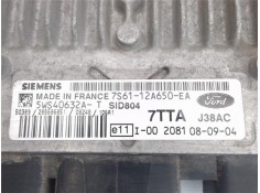 Recambio de centralita para ford fiesta (cbk) 1.4 futura referencia OEM IAM (7S6112A650EA) (5WS40632A-T) (SID804) (7TTA) (J38AC)