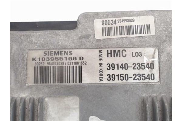 Recambio de centralita para hyundai accent (lc) 1.6 gls referencia OEM IAM K103955166D 3914023540 