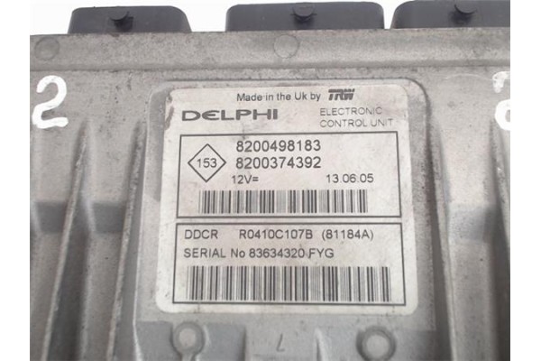 Recambio de centralita para nissan almera (n16/e) 1.5 line up referencia OEM IAM (8200498183) (8200374392) (R0410C107B) (R0410C1