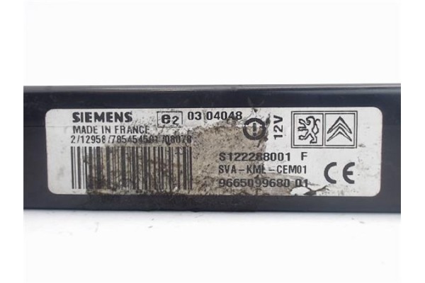 Recambio de centralita para peugeot 207 referencia OEM IAM S122288001  