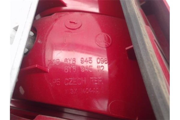 Recambio de piloto trasero derecho para skoda fabia (6y2/6y3) referencia OEM IAM 6Y6945112 11A313B 6Y6945096 , SKODA | 6Y6945096