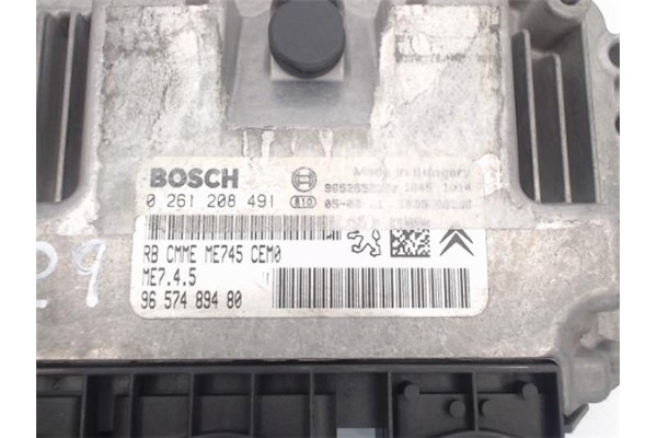 Recambio de centralita para citroen c4 berlina 1.6 collection referencia OEM IAM 9657489480 0261208491/ME745 