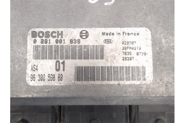 Recambio de centralita para peugeot 106 (s1) 1.5 rallye referencia OEM IAM 9630059880/28FM0279 0281001839/020307 