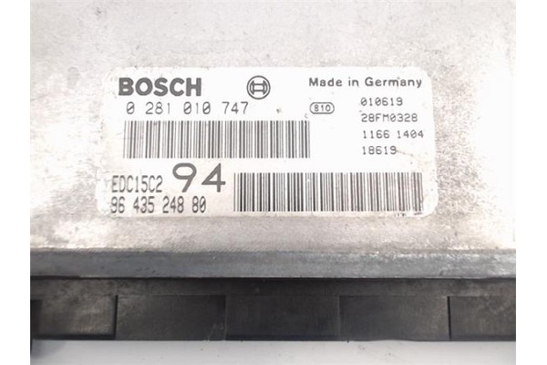 Recambio de centralita para peugeot 307 (s1) 2.0 xs referencia OEM IAM 9643524880/EDC15C2 0281010747/28FM0328 