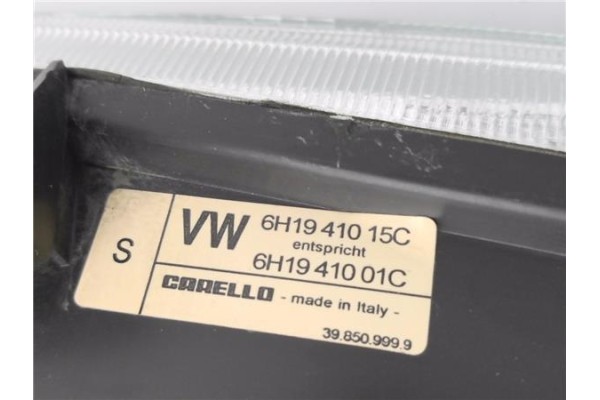 Recambio de faro delantero izquierdo para seat arosa (6h1) 1.0 referencia OEM IAM 6H1941015C 6H1941001C 