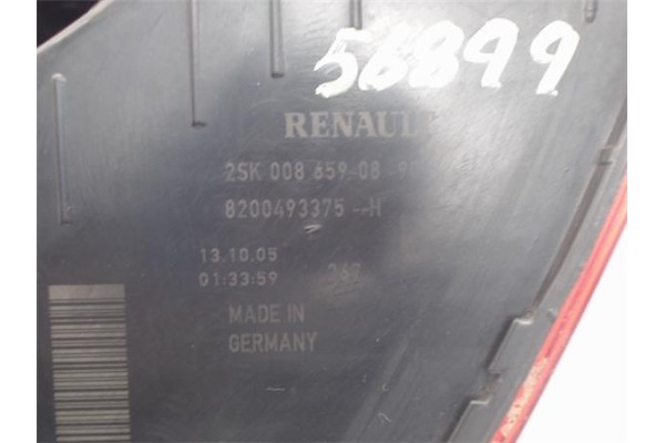 Recambio de piloto trasero derecho para renault scenic ii (jm) 1.5 dci (jm1f) referencia OEM IAM 8200493375H  