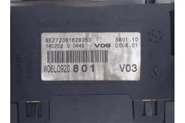 Recambio de cuadro completo para seat ibiza (6l1) 1.4 fresh referencia OEM IAM W06L0920801 14070200445 