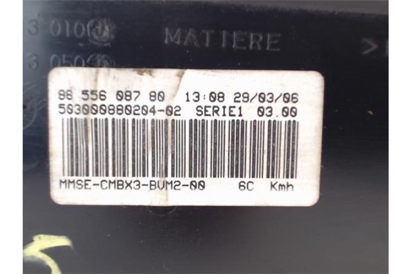 Recambio de cuadro completo para citroen c5 berlina 1.6 hdi (rc8hzb) referencia OEM IAM 9655608780  