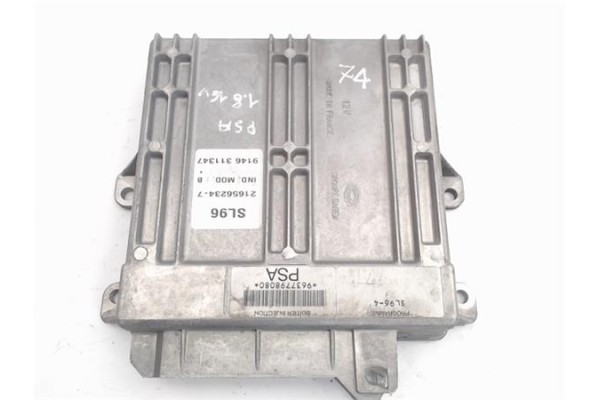 Recambio de centralita para citroen xsara berlina 1.8i 16v exclusiv referencia OEM IAM 9637798080 216562347/9146311347 