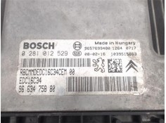 Recambio de centralita para citroen c3 1.4 hdi 70 premier referencia OEM IAM 9663475880/EDC16C34 0281012529/1039S15663 