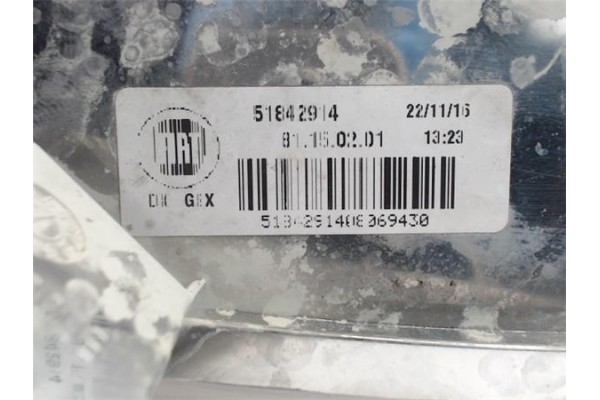 Recambio de faro delantero dcho para fiat iii panda (319) 1.2 lpg (312pxa1a) referencia OEM IAM 81158001DX 51842914 