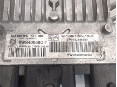 Recambio de centralita para citroen c3 1.4 hdi 70 furio referencia OEM IAM 9652888580/5WS40068C-T HW9648624280/SID804 