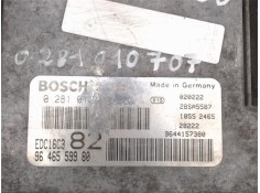 Recambio de centralita para peugeot 206 1.4 e-music referencia OEM IAM 9646559980/28SA5587 0281010707/EDC16C3 