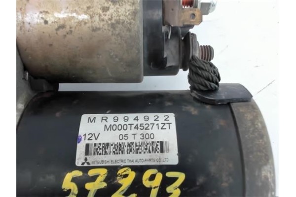 Recambio de motor arranque para mitsubishi colt cz3 berl. 5 (z30a) 1.3 (z35a, z33a, z34a) referencia OEM IAM MR994922 M000T45271