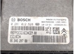 Recambio de centralita para peugeot 206 1.4 xs clim referencia OEM IAM 0281012528/1039S20151 9664620780/EDC16C34 