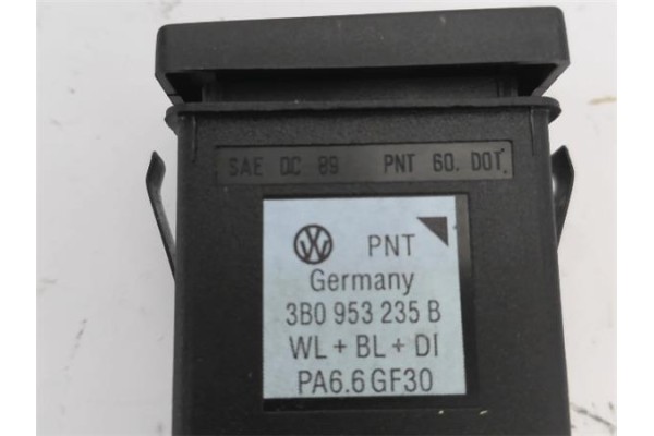 Recambio de interruptor luces emergencia para volkswagen passat berlina (3b2) 1.8 básico referencia OEM IAM 3B0953235E01C  