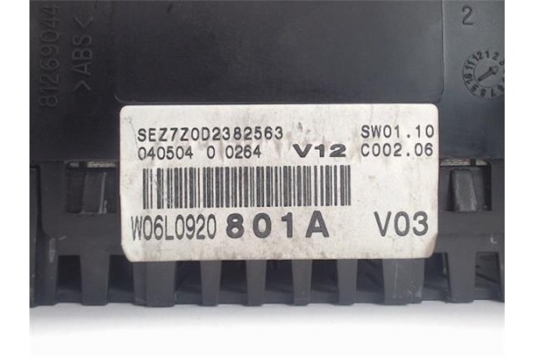 Recambio de cuadro completo para seat ibiza (6l1) 1.9 cool referencia OEM IAM W06L0920801A 04050400264 