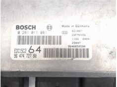 Recambio de centralita para peugeot 307 (s1) 2.0 xs referencia OEM IAM 9647472780 0281011081/EDC15C2 64 