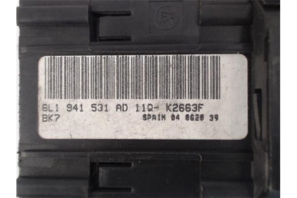 Recambio de mando de luces para seat ibiza (6l1) referencia OEM IAM (6L1941531AD) K2663F 