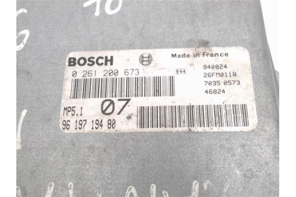 Recambio de centralita para citroen xantia berlina 1.8 16v monaco referencia OEM IAM (9619719480) (0261200673) 