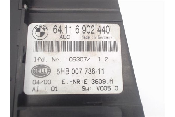 Recambio de mandos calefaccion / a.a. para bmw serie 3 coupe (e46) 2.0 320 ci referencia OEM IAM 64116902440 5HB00773811 