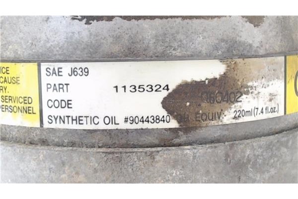 Recambio de compresor aire acond. para opel vectra b berlina 1.8 i 16v referencia OEM IAM 1135324 90443840 
