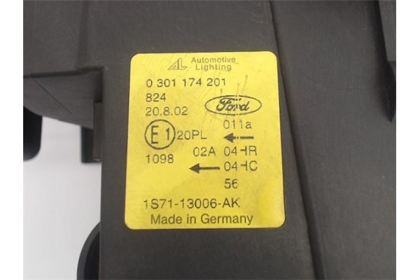Recambio de faro delantero izquierdo para ford mondeo iii (b5y) 2.0 16v tddi / tdci referencia OEM IAM 0301174201  