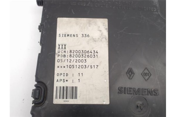 Recambio de centralita para renault scenic ii (jm) 1.9 emotion referencia OEM IAM (8200306434) (S118400220C) 