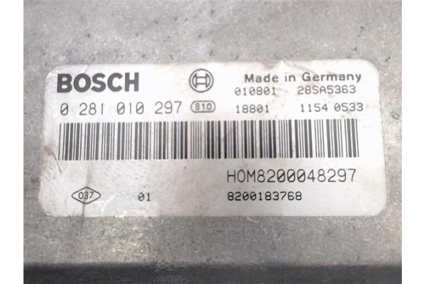 Recambio de centralita para renault laguna ii (bg0) 1.9 authentique referencia OEM IAM 8200183768/HOM8200048297 0281010297/28SA5