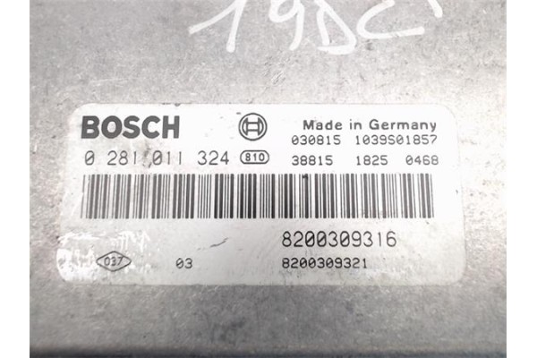 Recambio de centralita para renault laguna ii (bg0) 1.9 authentique referencia OEM IAM 8200309316/1039S01857 82003090321/0281011