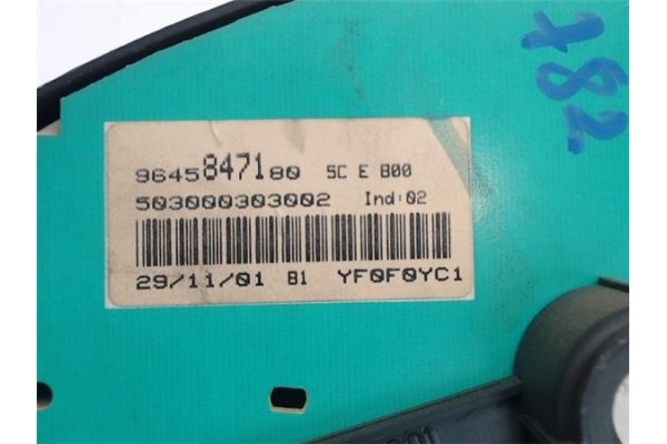 Recambio de cuadro completo para peugeot 206 referencia OEM IAM 9645847180 503000303002 