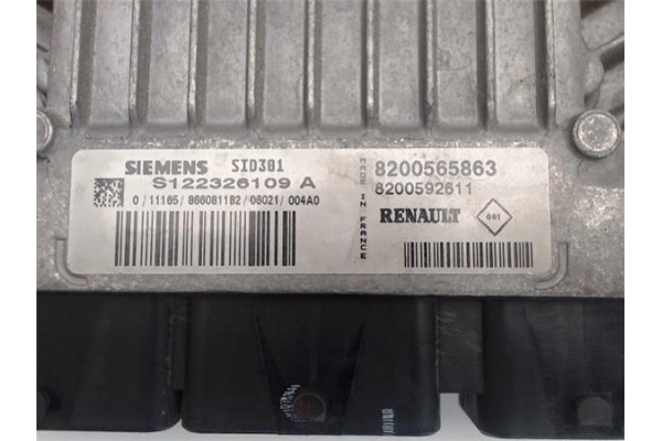 Recambio de centralita para renault megane ii berlina 5p 1.5 confort dynamique referencia OEM IAM 8200565863/8200592611 S1223261