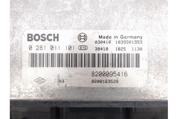 Recambio de centralita para renault laguna ii (bg0) 1.9 initiale referencia OEM IAM (8200095416) (8200163528) (0281011101)  