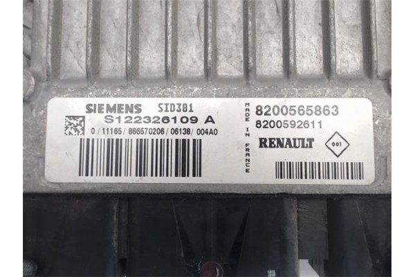 Recambio de centralita para renault megane ii berlina 5p 1.5 confort authentique referencia OEM IAM 8200565863/8200592611 S12232