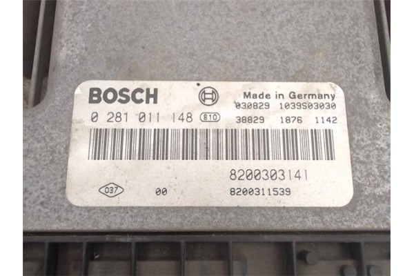 Recambio de centralita para renault laguna ii (bg0) 1.9 dynamique referencia OEM IAM 8200303141/1039S03030 8200311539/0281011148