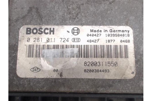 Recambio de centralita para renault espace iv (jk0) 2.2 dynamique referencia OEM IAM 8200311550/8200384493 0281011724/1039S04018