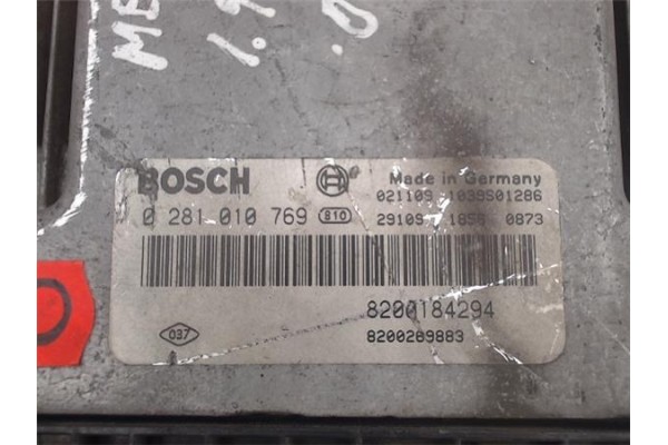Recambio de centralita para renault megane i berl./ berl. con portón (ba0) 1.9 dti alize referencia OEM IAM (8200184294/1039S012 Recambio de centralita para renault megane i berl./ berl. con portón (ba0) 1.9 dti alize referencia OEM IAM (8200184294/1039S012